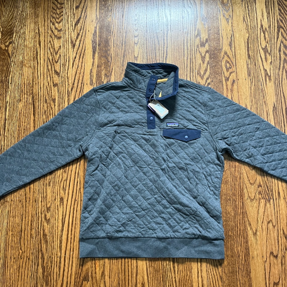 Patagonia Organic Cotton Quilted Snap-T Pullover
